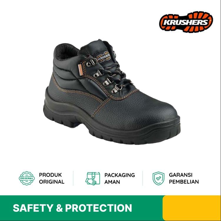 SAFETY BOOT KRUSHERS FLORIDA HITAM UK 39 FLOBLK39