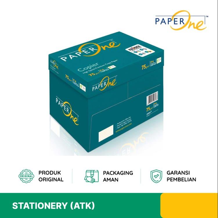 KERTAS HVS PAPERONE F4 75 GR (1 BOX) POF475