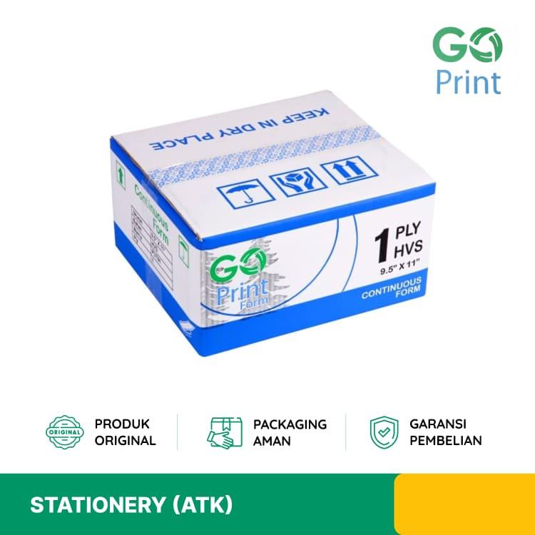 KERTAS CONTINUOUS FORM GO PRINT 9.5 X 11/2 (1 PLY) CFK1027