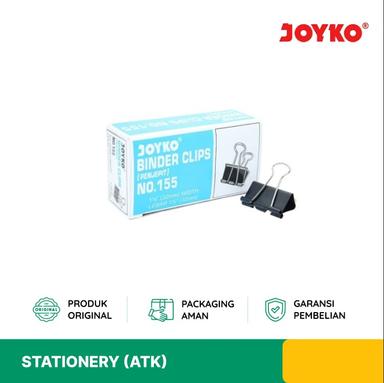 BINDER CLIP JOYKO NO. 155 1 BOX (12 PACK) JBC-155