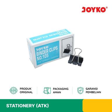 BINDER CLIP JOYKO NO. 105 1 BOX (12 PACK) JOY-BCNO105