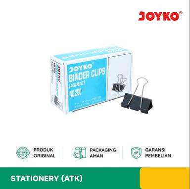 BINDER CLIP JOYKO NO. 200 1 BOX (12 PACK) JBC-200