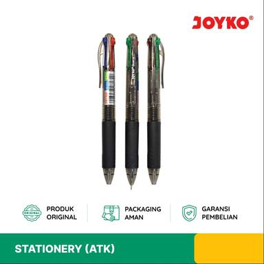 PULPEN JOYKO BP213 4 WARNA 1 BOX (12 PCS) 8WJO-BP213