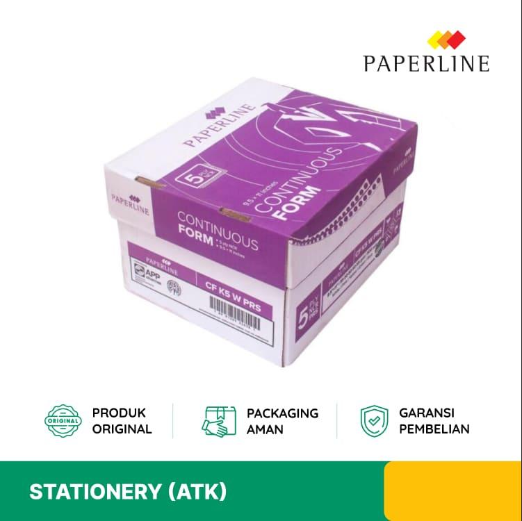 KERTAS CONTINUOUS FORM PAPERLINE 9.5 X 11 5 PLY PW 1 BOX (1000 SHEET) 8PPL-95PL