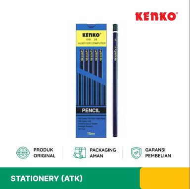 PENSIL KAYU KENKO 6161 2B 1 PACK (12 PCS)