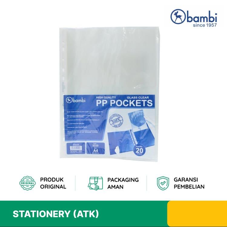 POCKET BAMBI 5220 A4 1 PACK (20 SHEET) BPA420SH