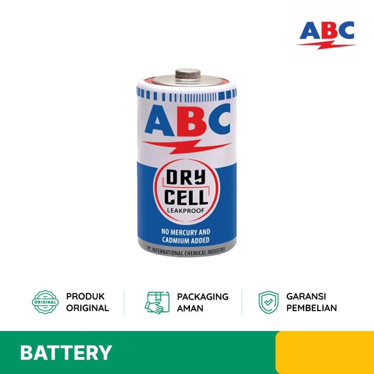 BATTERY ABC D R20 1 PACK (12 PCS)