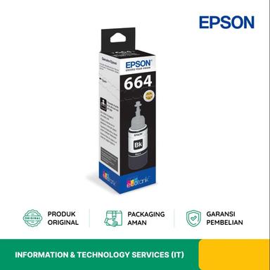 TINTA PRINTER EPSON C13T66434A 664 T6641 HITAM