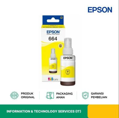 TINTA PRINTER EPSON C13T66444A 664 T6644 KUNING