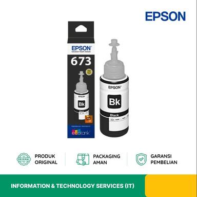 TINTA PRINTER EPSON C13T673100 T6731 HITAM