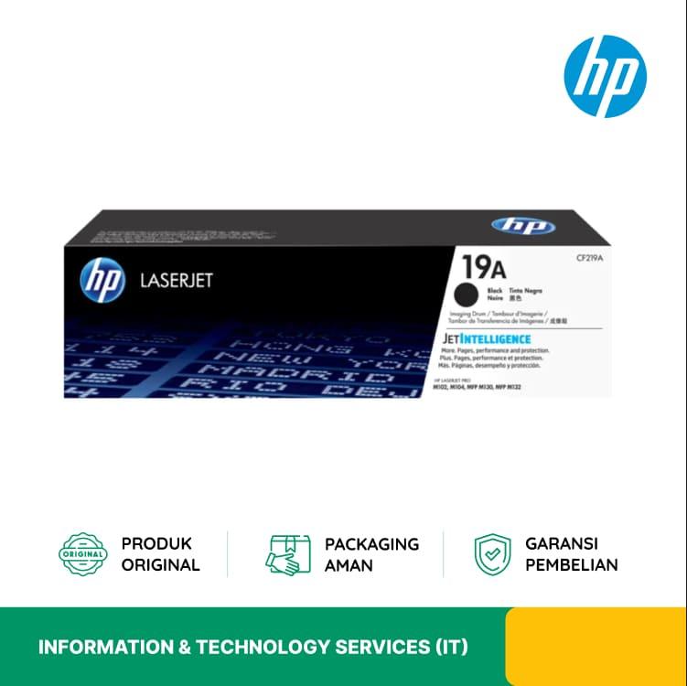 CARTRIDGE TONER LASERJET HP CF219A 19A HITAM