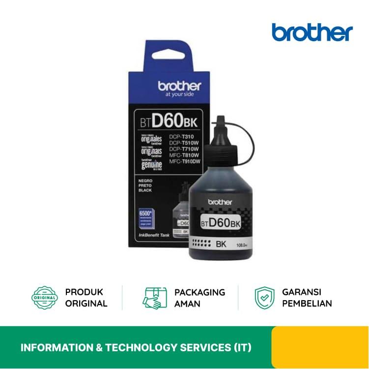 TINTA INK BOTOL BROTHER BTD60BK HITAM