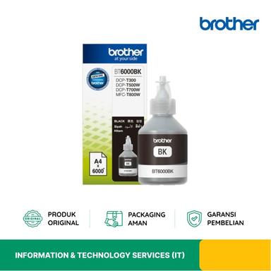 TINTA INK BOTOL BROTHER BT6000BK HITAM