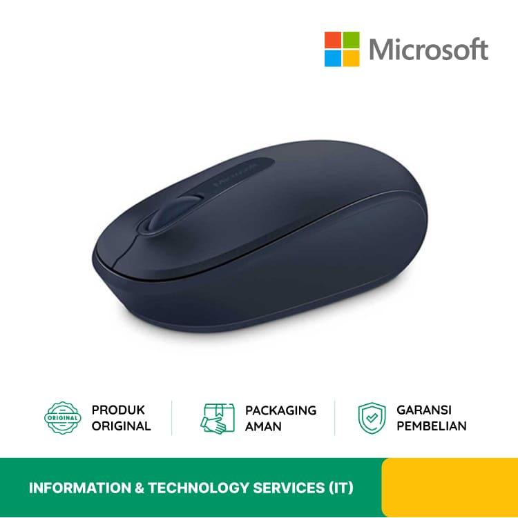 MOUSE WIRELESS MOBILE MICROSOFT U7Z-00020 1850 WOOL BIRU