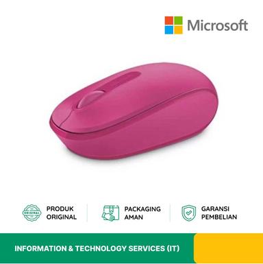 MOUSE WIRELESS MOBILE MICROSOFT U7Z-00066 1850 MAGENTA PINK