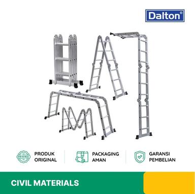 TANGGA LIPAT ALUMINIUM DALTON ML103 MULTIPURPOSE 4 X 3 STEPS 3.7 M