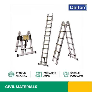 TANGGA LIPAT ALUMINIUM DALTON ML1002DN MULTIPURPOSE TELESCOPIC 2 X 7 STEPS 4.4 M