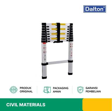 TANGGA LIPAT ALUMINIUM DALTON ML1004L SINGLE TELESCOPIC 13 STEPS 3.8 M